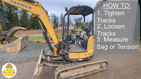 what direction to install tracks on a mini excavator|mini excavator track lifting instructions.